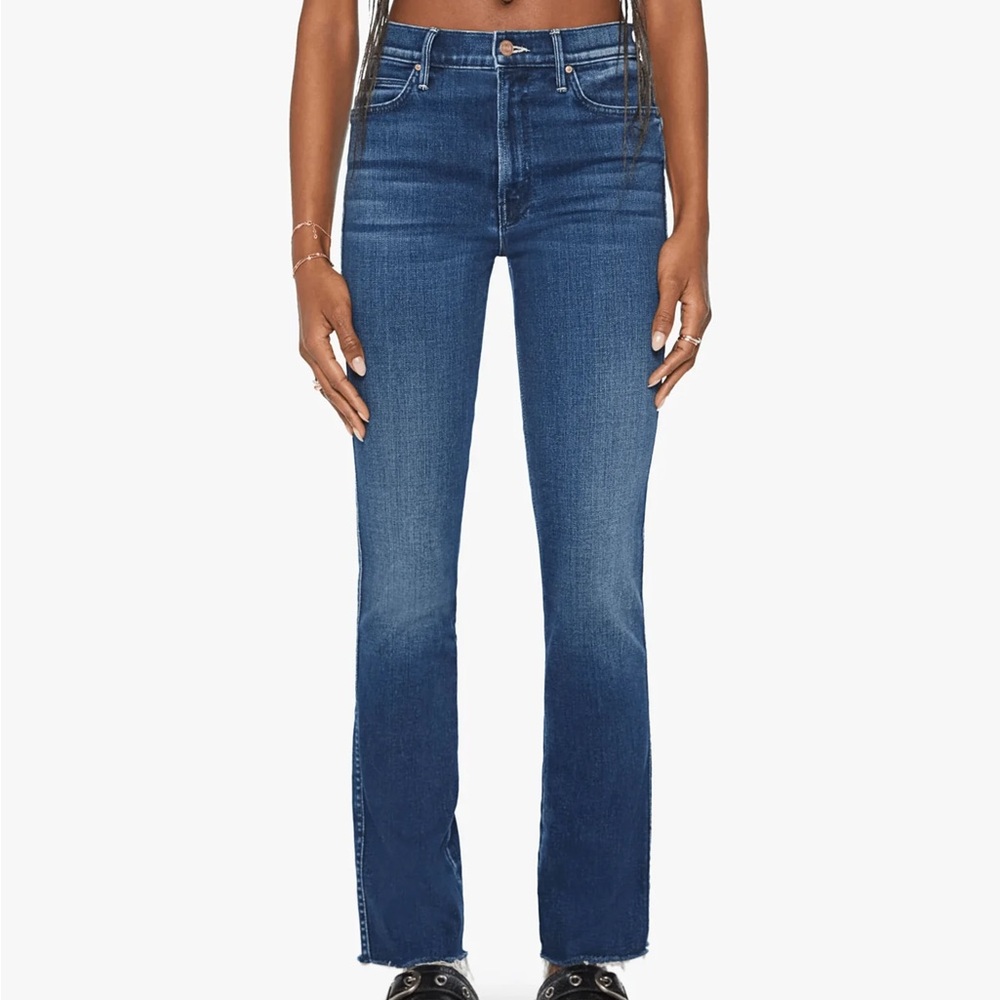 Mother high waisted rascal skimp fray Jeans, sake to me